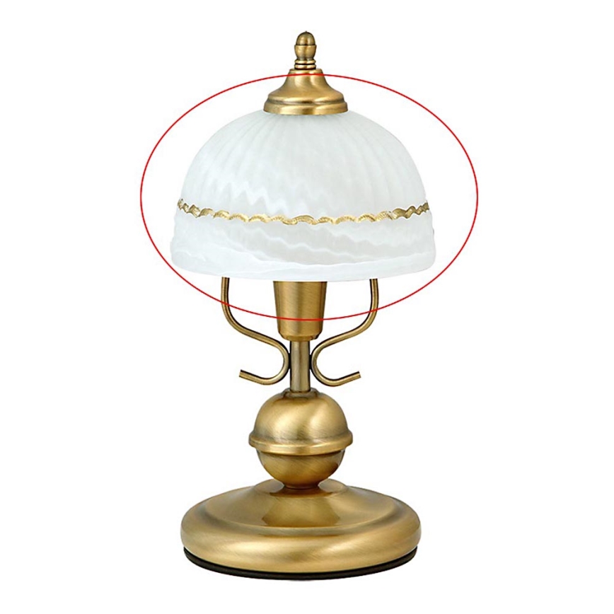 Rabalux 8812 - Asenduskuppel klaasist tootele lamp FLOSSI E14