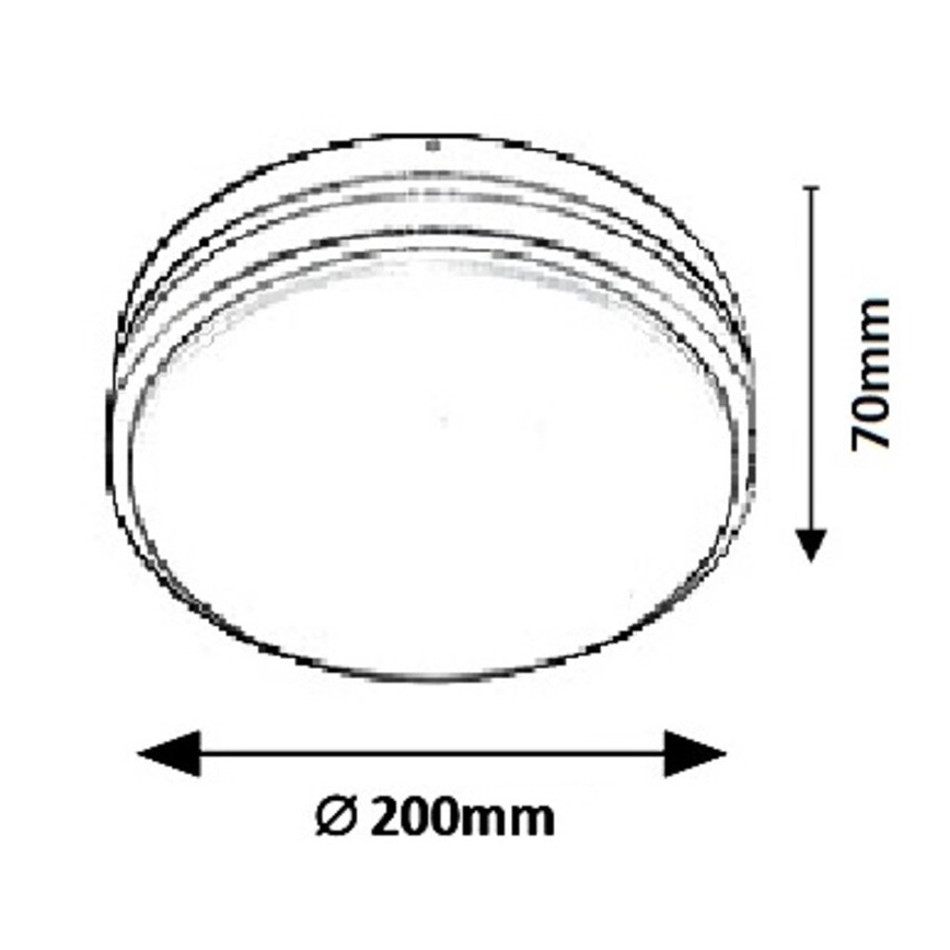Rabalux 8847 - LED Väli seinavalgusti HAMBURG LED/10W/230V IP44