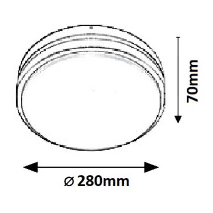 Rabalux - LED välislaelamp HAMBURG LED/12W/230V IP44