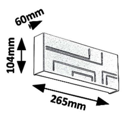 Rabalux - LED Väli seinavalgusti LED/12W/230V IP65