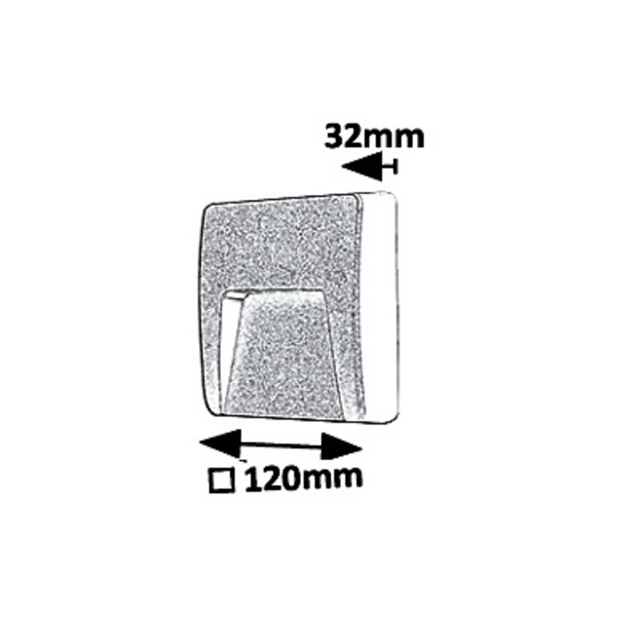 Rabalux - LED Väli seinavalgusti LED/3W/230V IP65