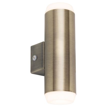 Rabalux - LED Väli seinavalgusti 2xLED/4W/230V pronks IP44