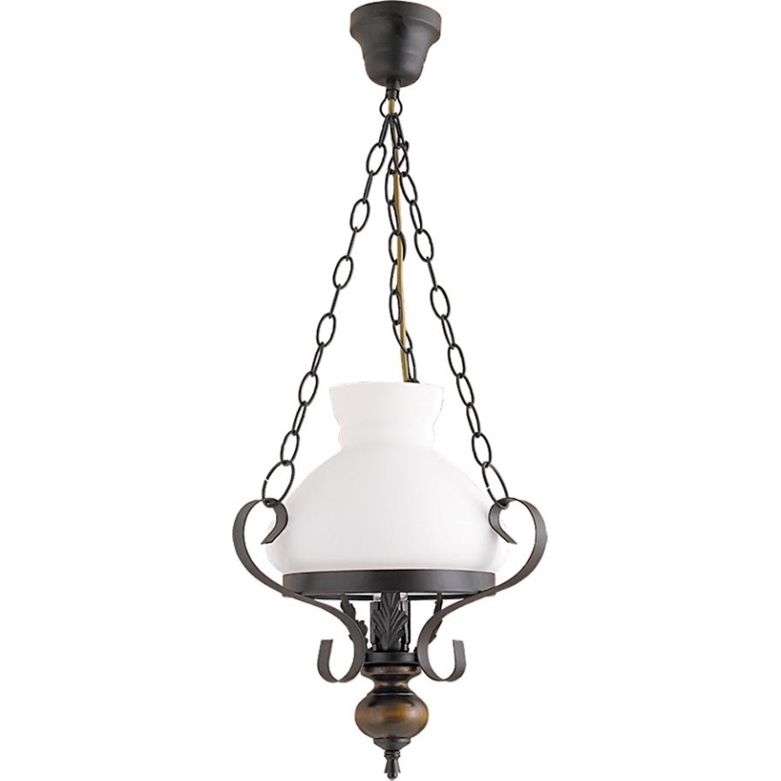 Rabalux - Asendusklaas lühtrile E27 d. 23,5 cm valge