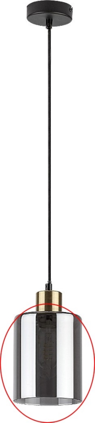 Rabalux - Asendusklaas valgustile PEREZ E27, läbimõõduga 13 cm