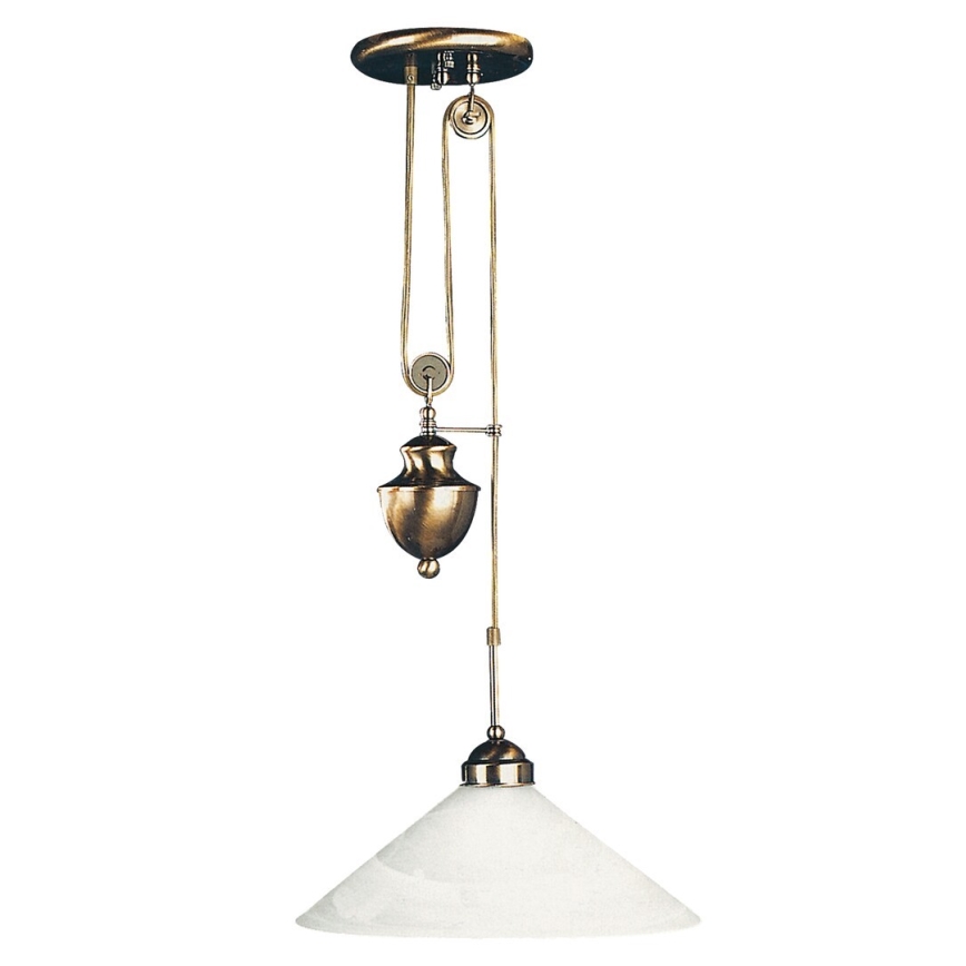 Rabalux - Asendusklaas lühtrile MARIAN E27 d. 39 cm valge