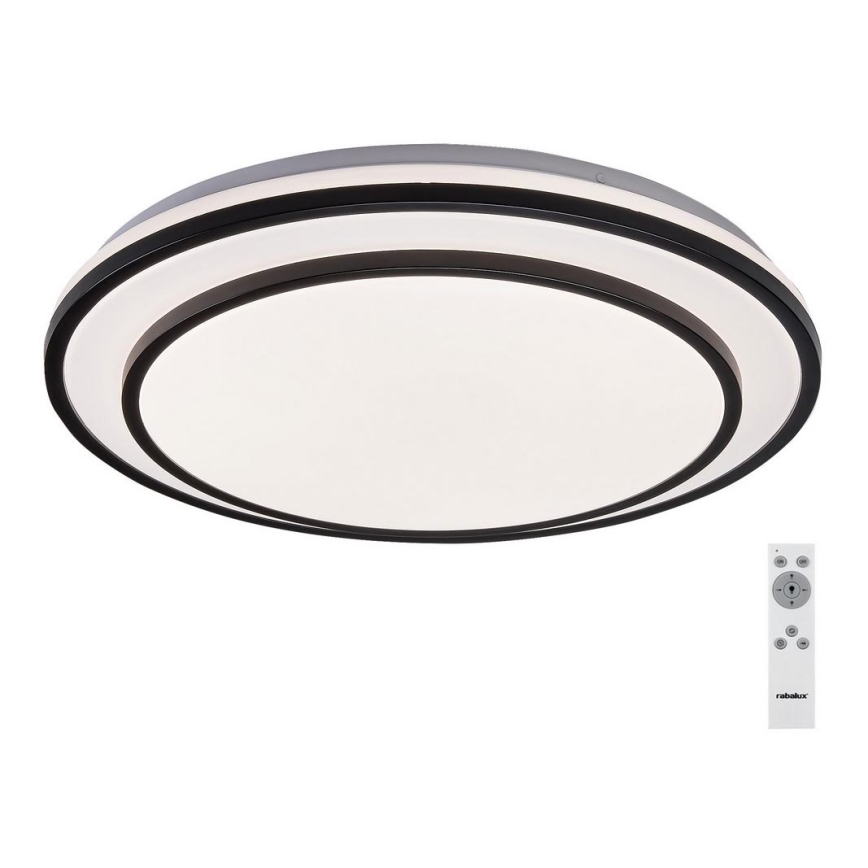 Rabalux - hämardatav LED-laelamp LED/40W/230V 3000-6500K must, läbimõõt 49 cm + kaugjuhtimispult