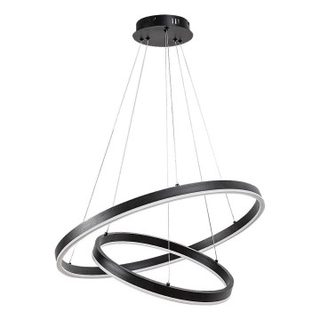Rabalux - Hämardatav LED-ripplühter kaabliga LED/80W/230V 3000-6500K + kaugjuhtimispuldiga
