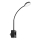 Rabalux - hämardatav LED-seinavalgusti LED/4W/230V USB-pordiga pistikuga, must