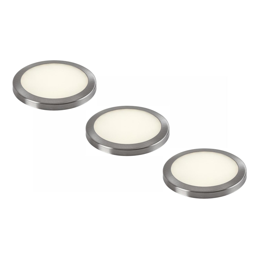 Rabalux - KOMPLEKT 3x LED Hämardatav kapivalgustus 3xLED/1W/230V 4000K