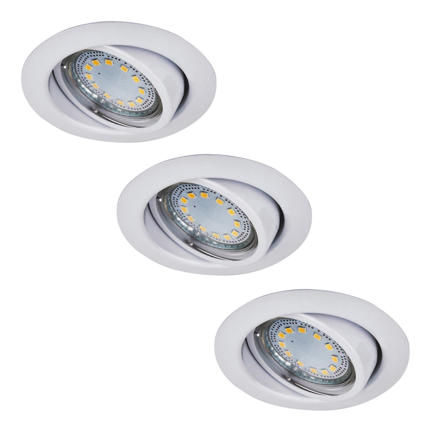 Rabalux - KOMPLEKT 3xLED Süvistatav valgusti vannituppa 3xGU10/3W/230V IP40
