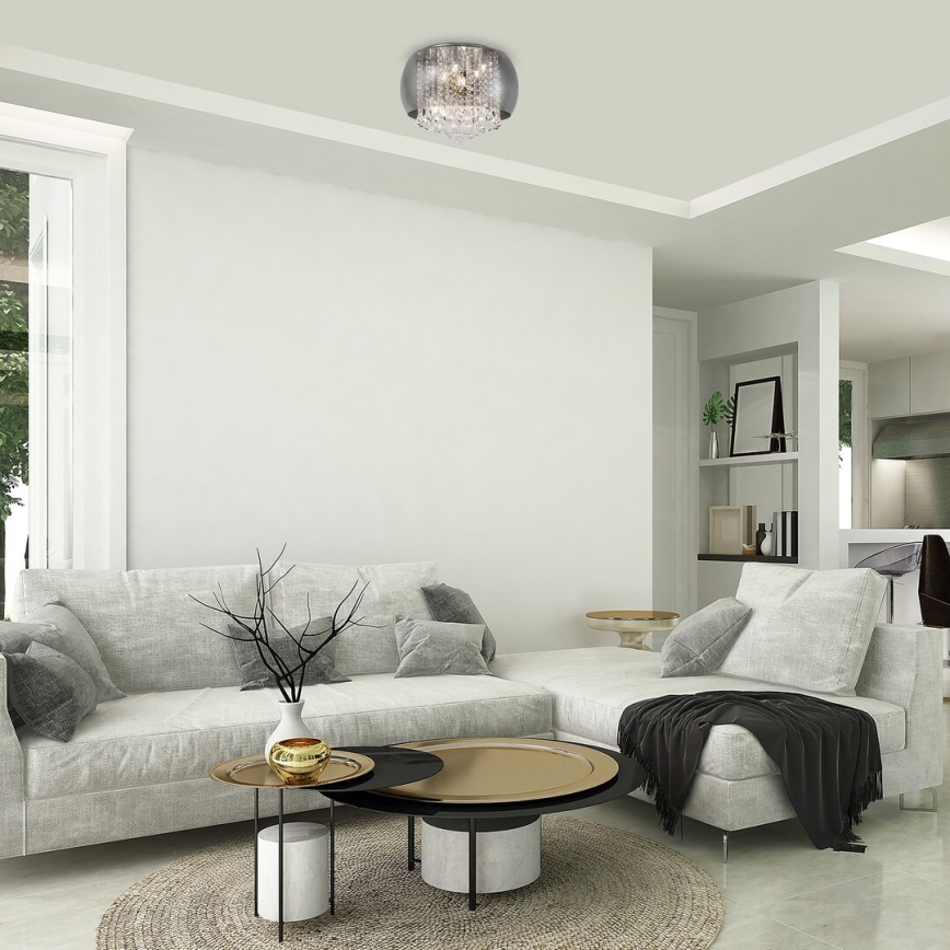 Rabalux - Kristallist laelamp 6xG9/40W/230V läbim. 35,5 cm