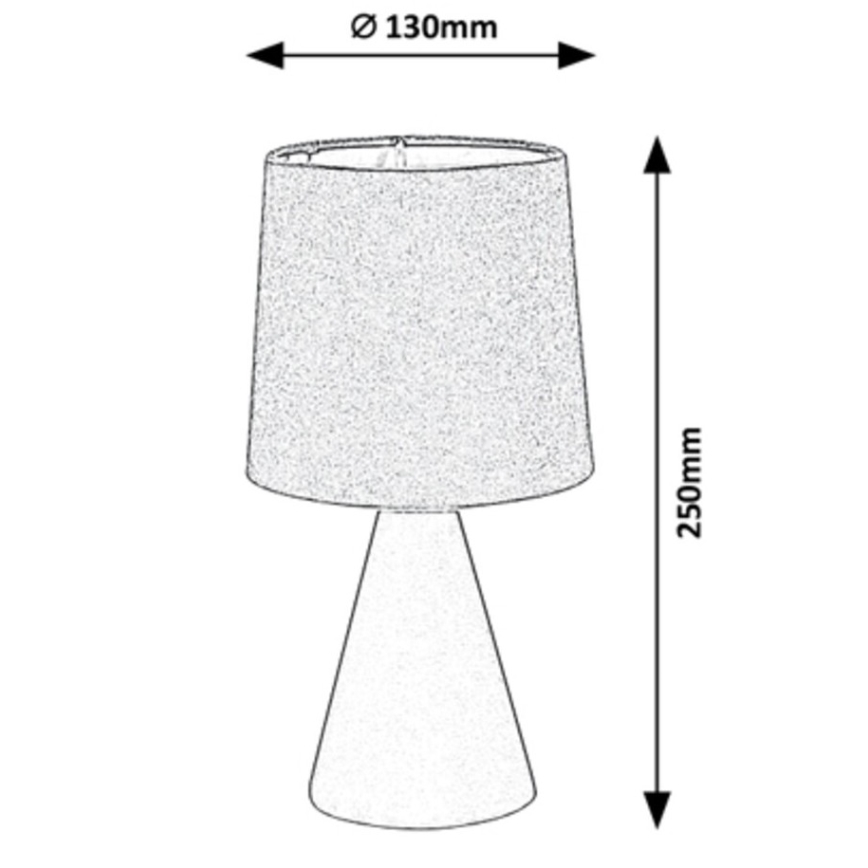 Rabalux - Laualamp 1xE14/40W/230V hall