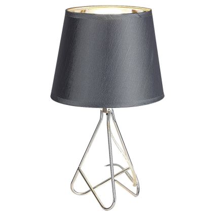 Rabalux - Laualamp 1xE14/40W/230V hall/läikiv kroom