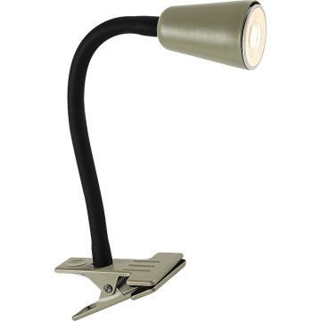 Rabalux - Laualamp kinnitusklambriga 1xGU10/7W/230V khaki