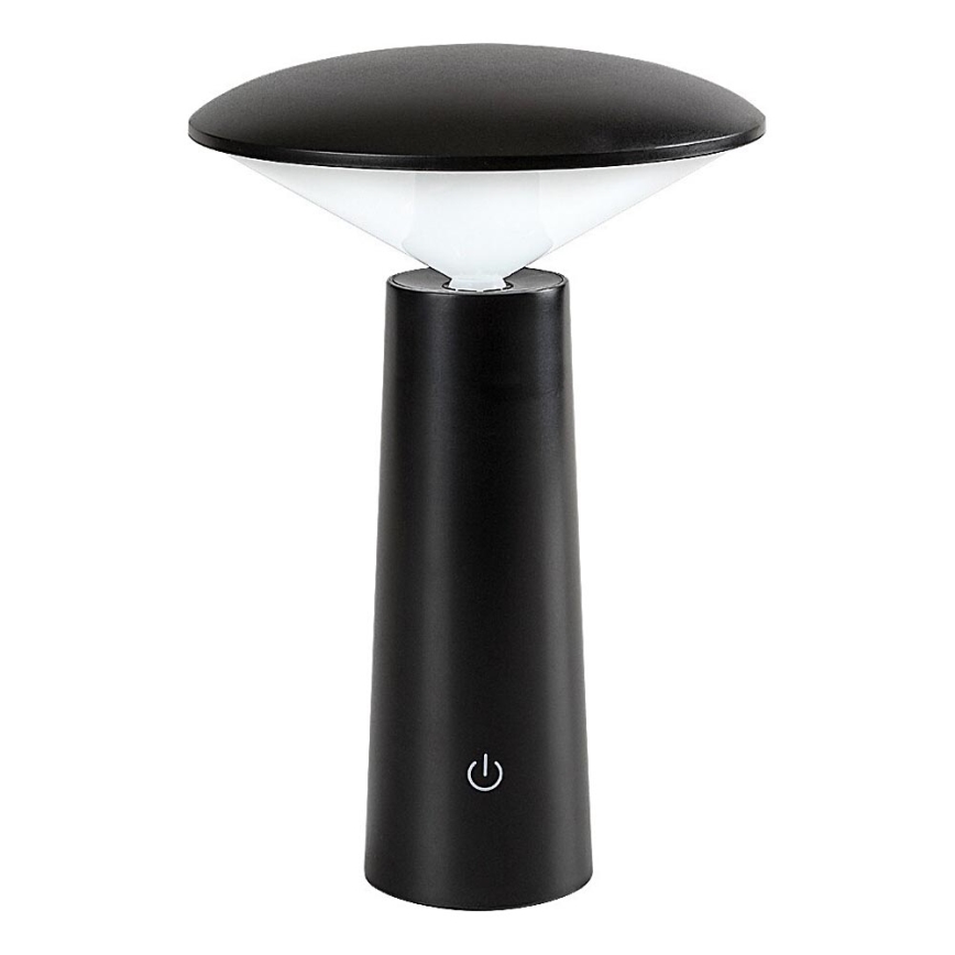 Rabalux - LED Hämardatav laetav puutetundlik laualamp POLPERRO LED/3W/3,7V 1200mAh must