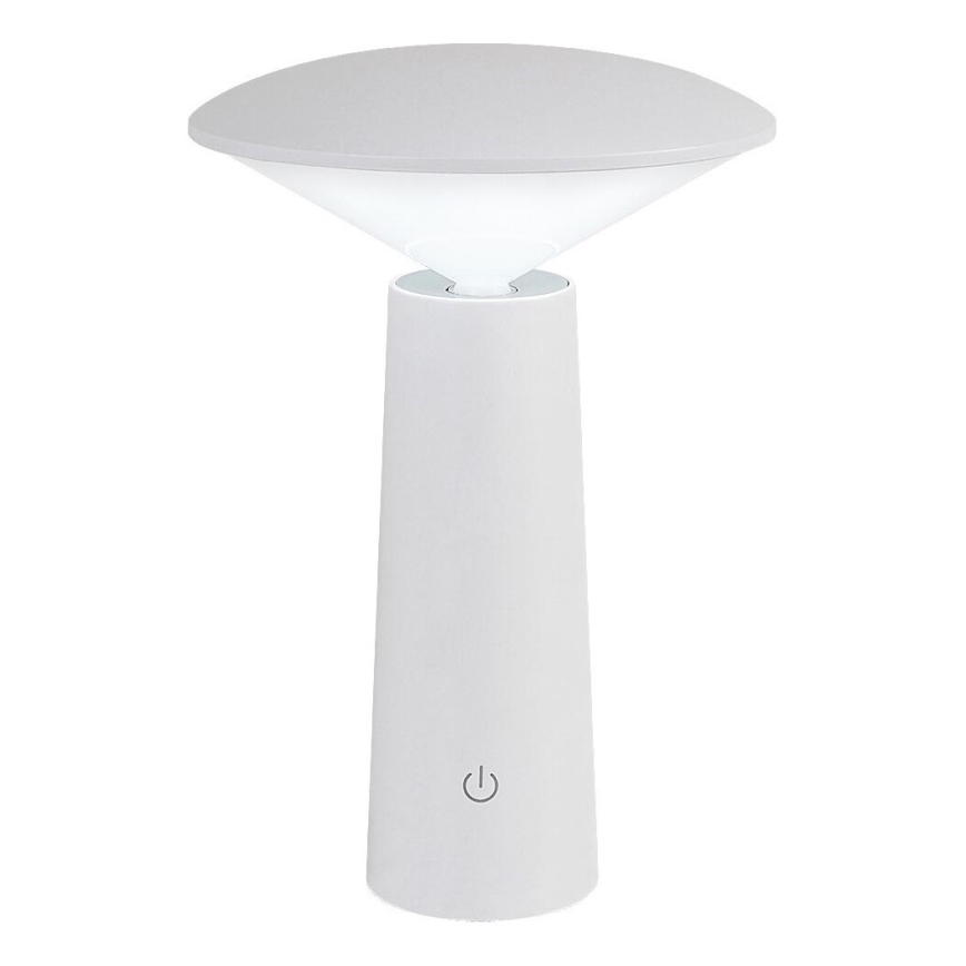 Rabalux - LED Hämardatav laetav puutetundlik laualamp POLPERRO LED/3W/3,7V 1200mAh valge