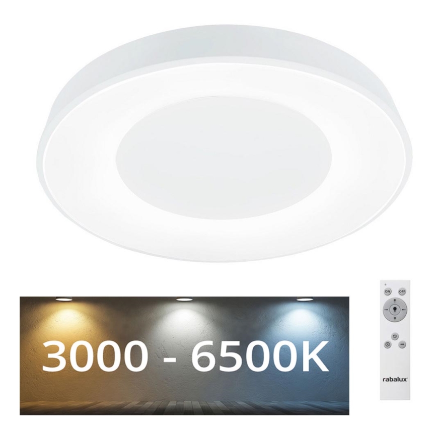 Rabalux - LED Hämardatav laevalgusti LED/38W/230V 3000-6500K valge + pult