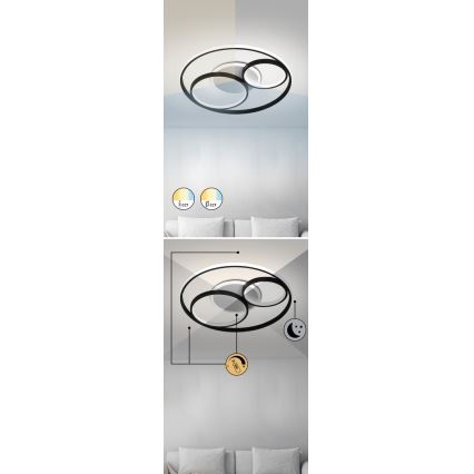 Rabalux - LED Hämardatav laevalgusti LED/50W/230V 3000-6000K + kaugjuhtimispult
