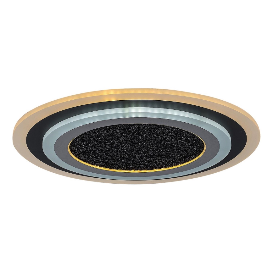 Rabalux - LED Hämardatav laevalgusti LED/56W/230V 3000/4000/6000K must + kaugjuhtimispult