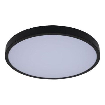 Rabalux - LED Hämardatav laevalgusti vannituppa LED/24W/230V 3000-6000K IP44 d. 35,5 cm must + kaugjuhtimispult