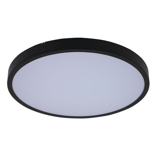 Rabalux - LED Hämardatav laevalgusti vannituppa LED/36W/230V 3000-6000K IP44 d. 42 cm must + kaugjuhtimispult