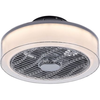 Rabalux - LED Hämardatav laevalgusti ventilaatoriga LED/30W/230V 3000-6000K + Pult