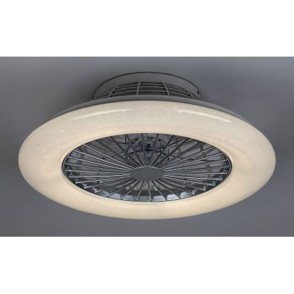 Rabalux - LED Hämardatav laevalgusti ventilaatoriga LED/30W/230V 3000-6500K + pult