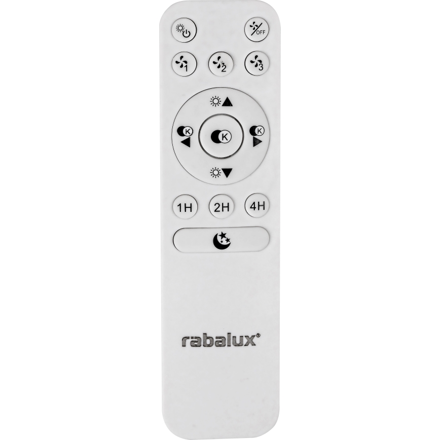 Rabalux - LED Hämardatav laevalgusti ventilaatoriga LED/30W/230V 3000-6500K + pult