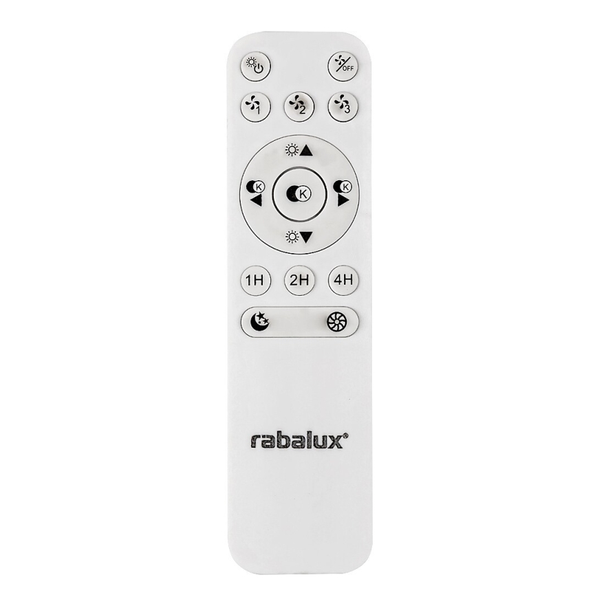 Rabalux - LED Hämardatav laevalgusti ventilaatoriga LED/40W/230V 3000-6500K + pult