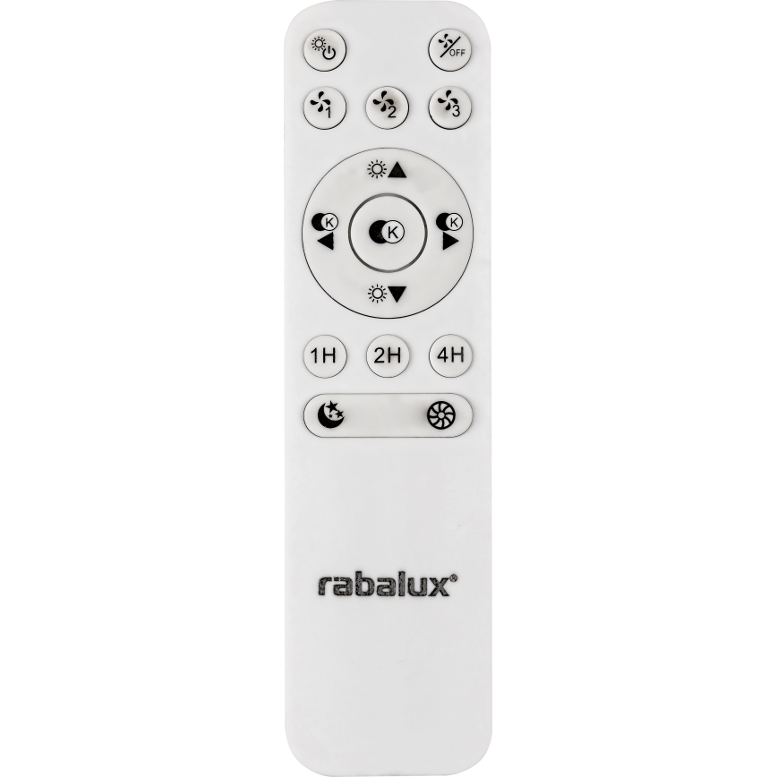 Rabalux - LED Hämardatav laevalgusti ventilaatoriga LED/40W/230V 3000-6500K + pult
