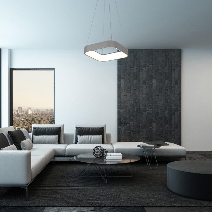 Rabalux - LED Hämardatav lühter LED/28W/230V neljakandiline 3000-6000K + pult