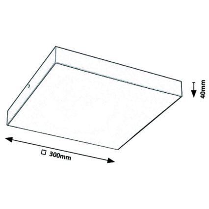 Rabalux - LED Hämardatav valgusti LED/24W/230V 3000-6000K IP44 valge