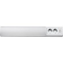 Rabalux - LED Kapialune valgusti kööki kahe pistikupesaga LED/10W/230V 4000K 50 cm valge