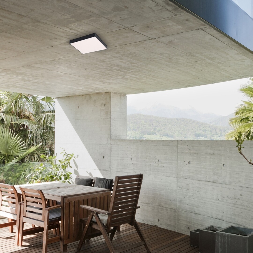 Rabalux - LED laelamp LED/24W/230V 2800-6000K IP44 must 30x30 cm