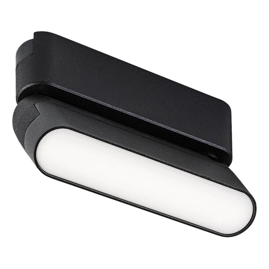 Rabalux - LED Laevalgusti 1-faasilisele rööbassüsteemile LED/6W/230V 4000K 11,5 cm must