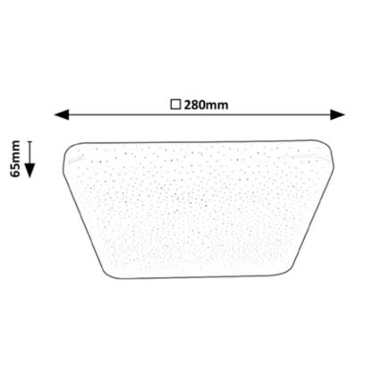 Rabalux - LED Laevalgusti LED/12W/230V