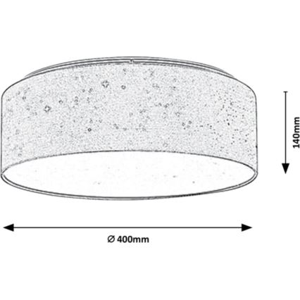 Rabalux - LED Laevalgusti LED/22W/230V hall