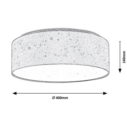 Rabalux - LED Laevalgusti LED/22W/230V kreemjas