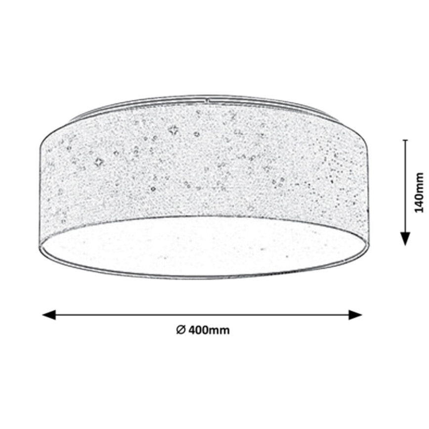 Rabalux - LED Laevalgusti LED/22W/230V kreemjas
