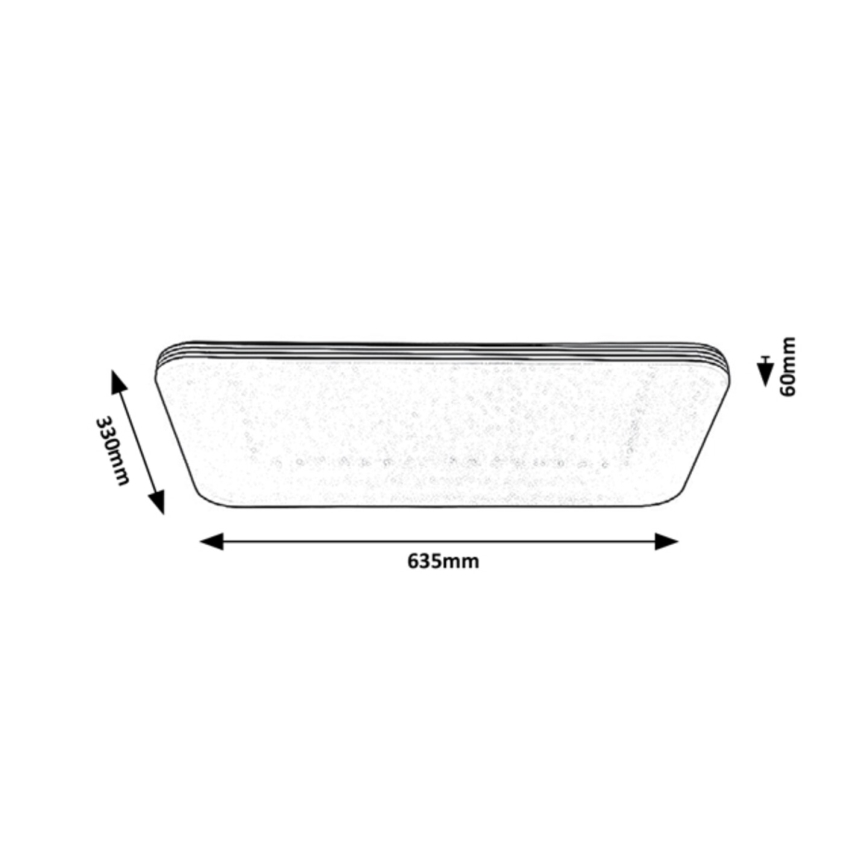 Rabalux - LED Laevalgusti LED/36W/230V