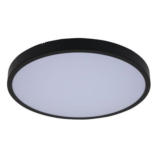 Rabalux - LED Laevalgusti vannituppa LED/18W/230V 3000/4000/6000K IP44 d. 30,5 cm must