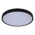 Rabalux - LED Laevalgusti vannituppa LED/24W/230V 3000/4000/6000K IP44 d. 35,5 cm must
