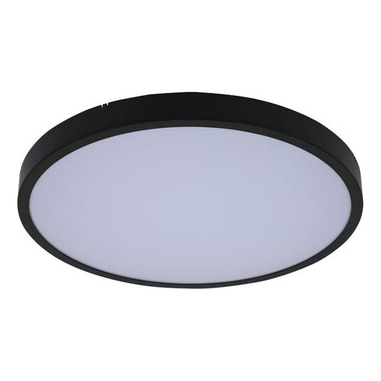 Rabalux - LED Laevalgusti vannituppa LED/24W/230V 3000/4000/6000K IP44 d. 35,5 cm must
