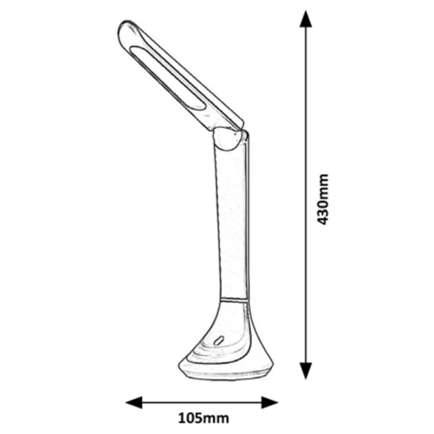 Rabalux - LED Laualamp LED/5W/230V must