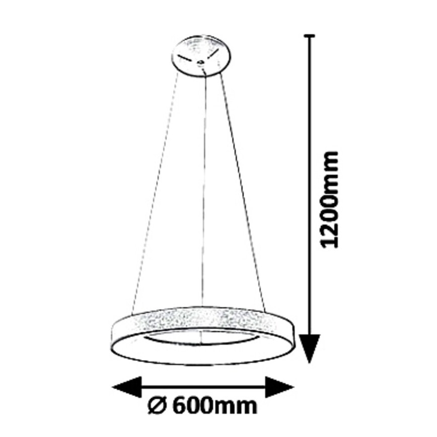Rabalux - LED Lühter CARMELLA LED/50W/230V d. 60 cm