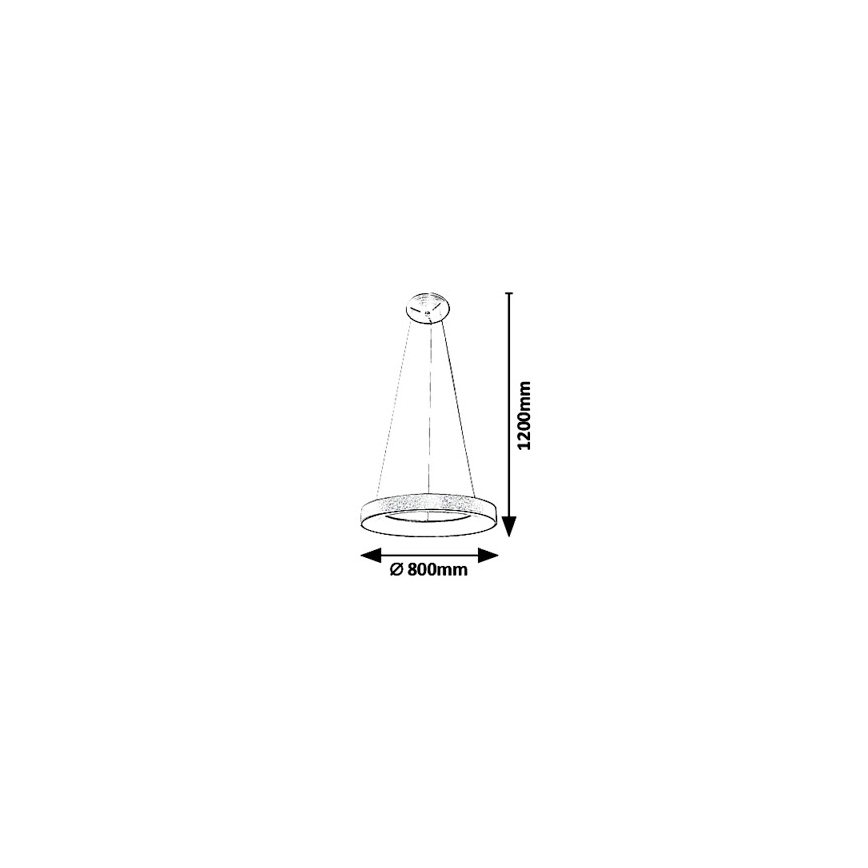 Rabalux - LED Lühter CARMELLA LED/80W/230V