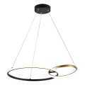 Rabalux - LED Lühter LED/36W/230V must/kuldne