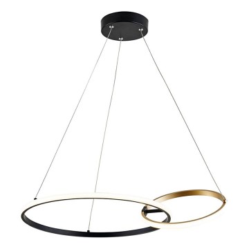 Rabalux - LED Lühter LED/36W/230V must/kuldne
