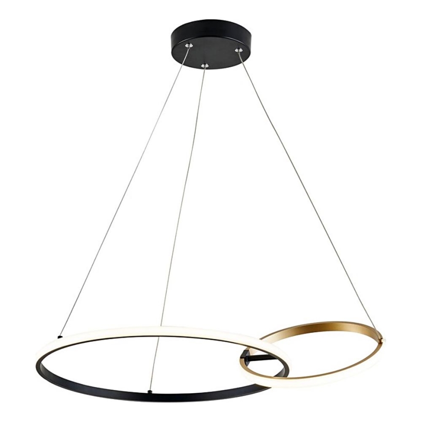 Rabalux - LED Lühter LED/36W/230V must/kuldne