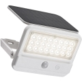Rabalux - LED Päikesepaneeliga seinavalgusti koos anduriga LED/7W/3,7V IP54 valge